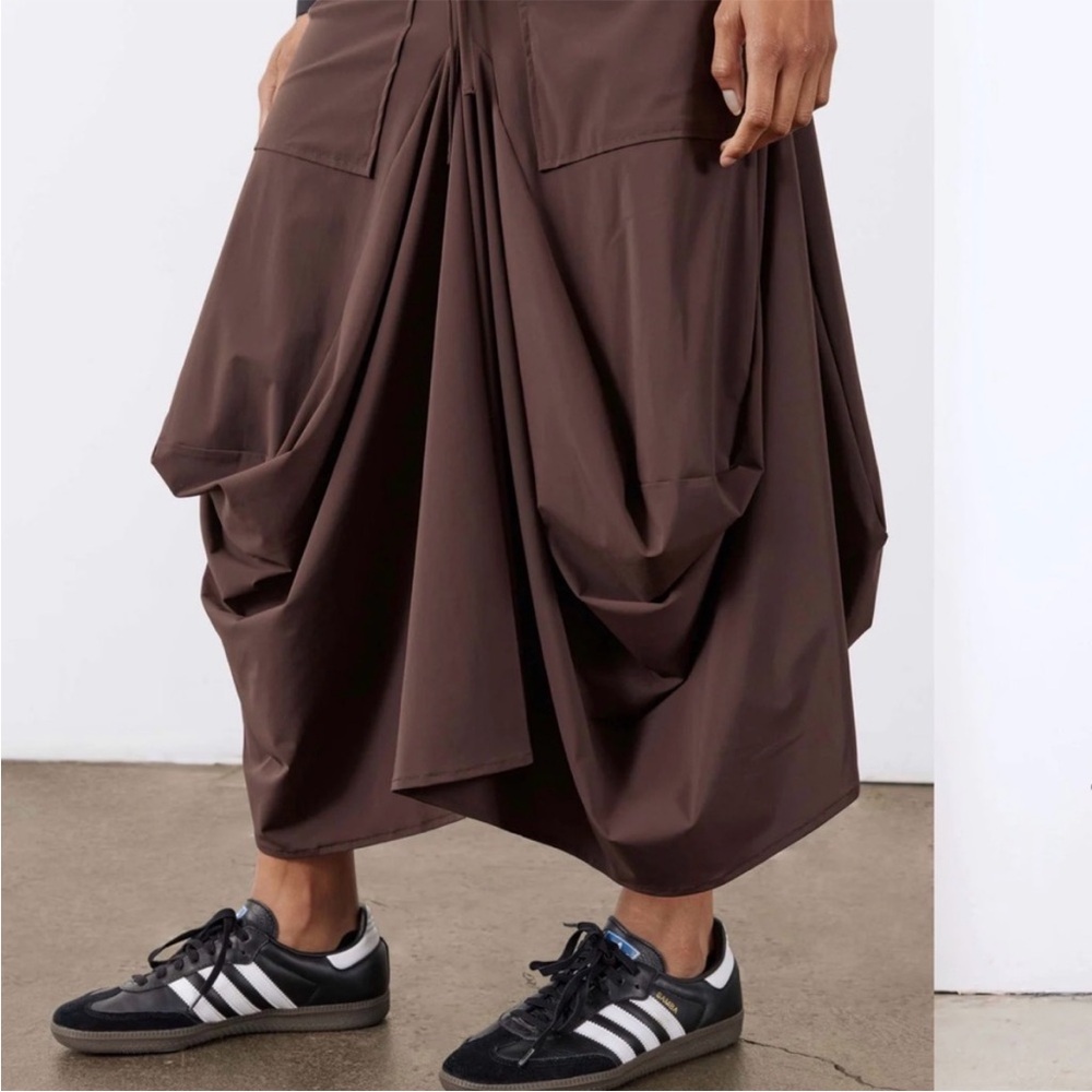 NWT Ruti The Go-To Skirt midi chocolate brown coffee size XL women’s - Picture 4 of 14